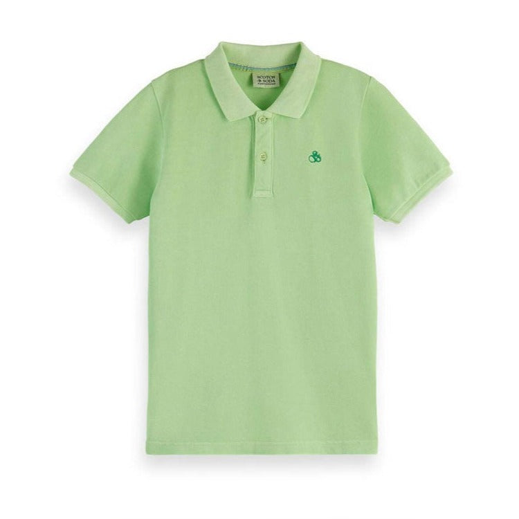Scotch Shrunk tees Scotch Shrunk Lime Pique Polo