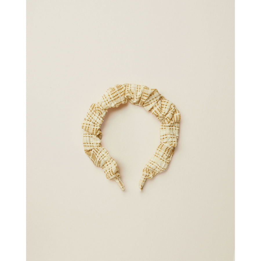 Noralee Lemon Gathered Headband | Lemon