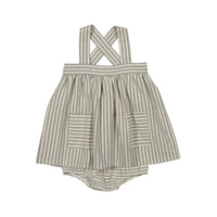 Keti Keta Deep Indigo Stripes Ida Baby Dress