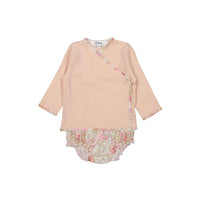 Bonpoint Rose Floral Kimono Set