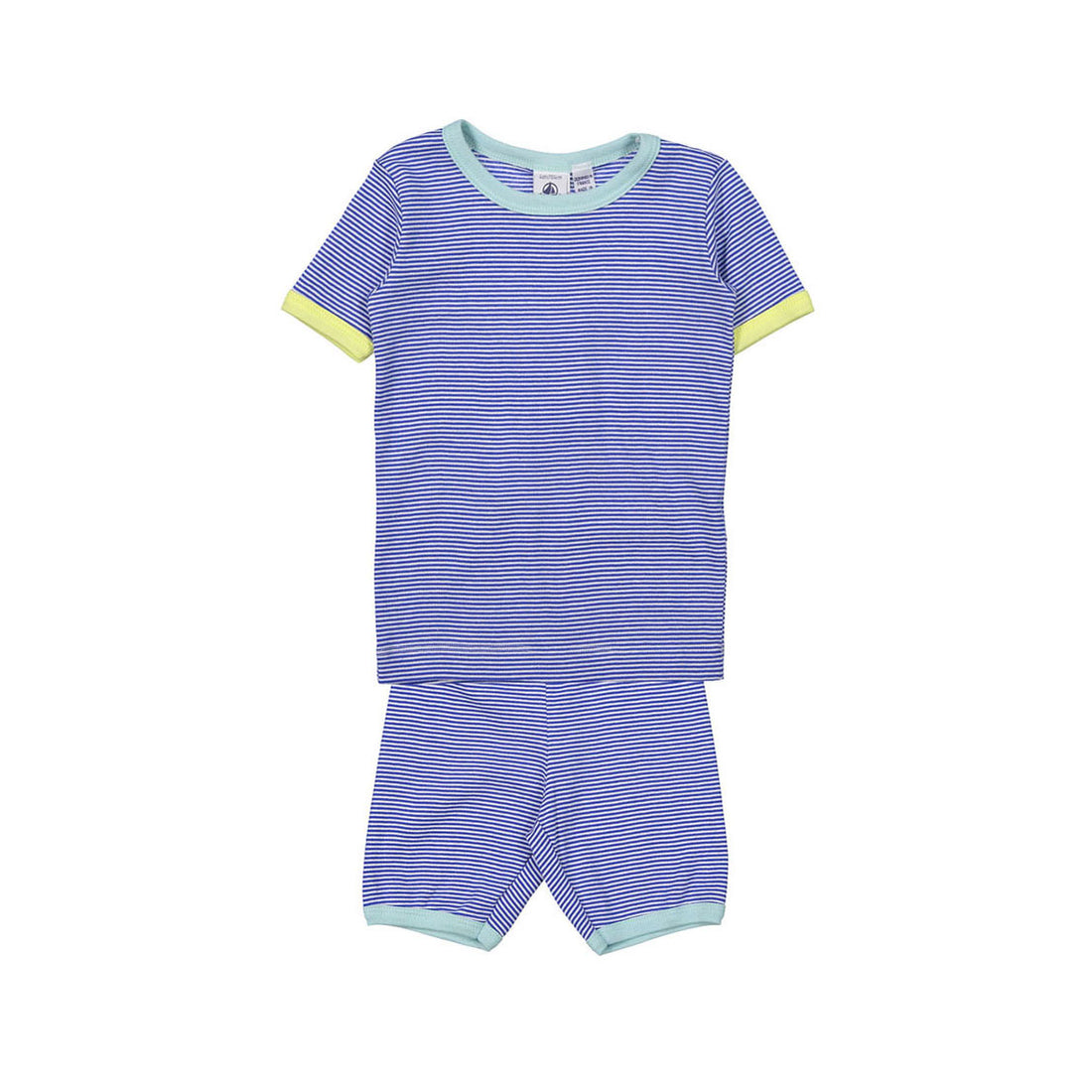 Petit Bateau Navy Stripe Short Pajamas