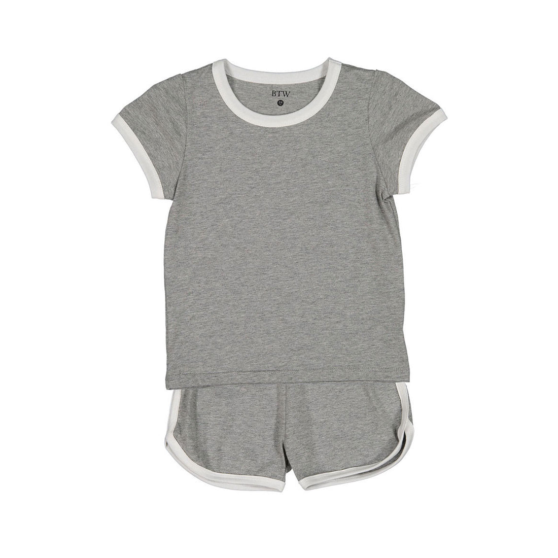 BTW Grey Track Short Set