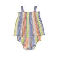 Bonton Rainbow Stripe Abigail Baby Set