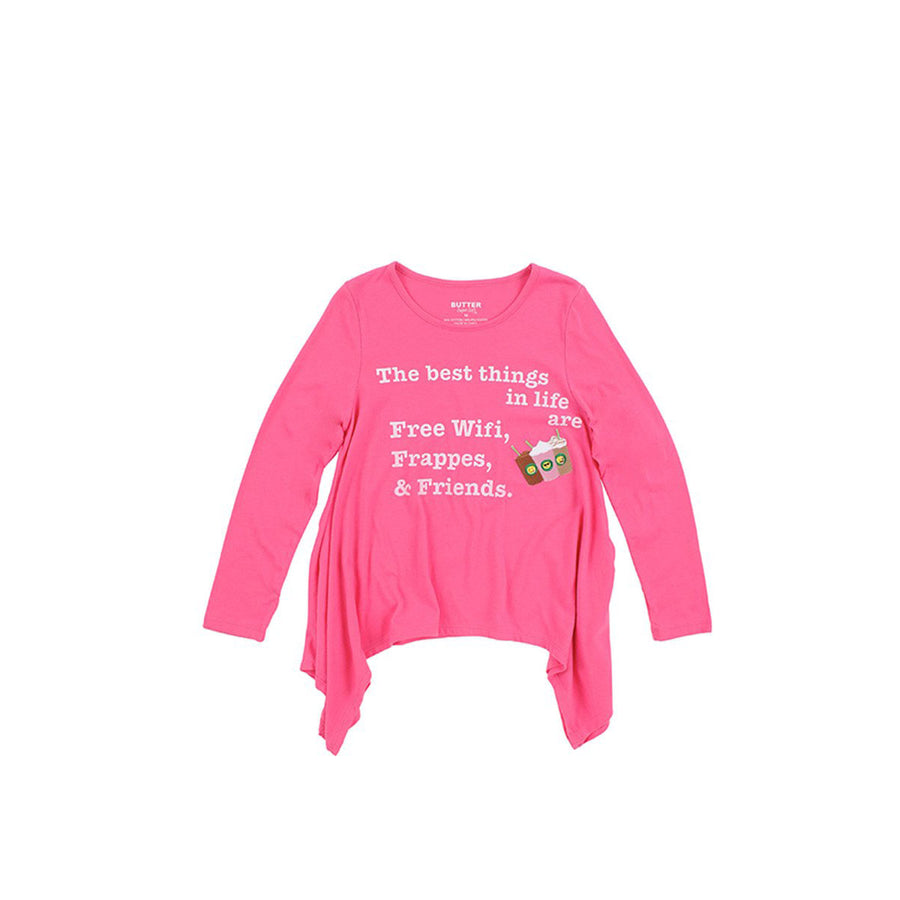 Butter Pink Sharkbite Tee