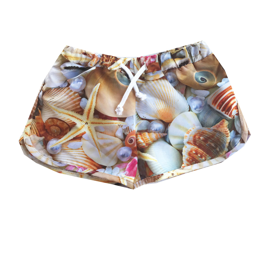 Romey Loves Lulu Seashells Swim Trunks