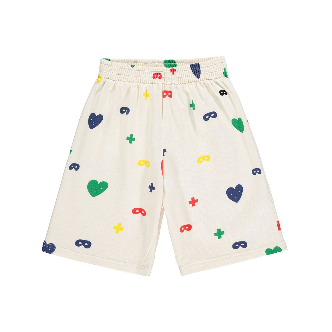 Beau Loves Colour Hearts+Masks Print Shorts