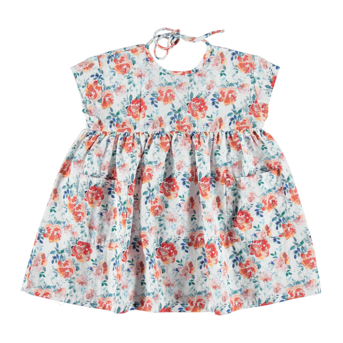 Piupiuchick Flowers Gauze Open Back Dress