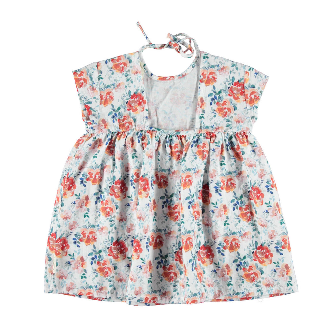 Piupiuchick Flowers Gauze Open Back Dress