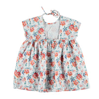Piupiuchick Flowers Gauze Open Back Dress