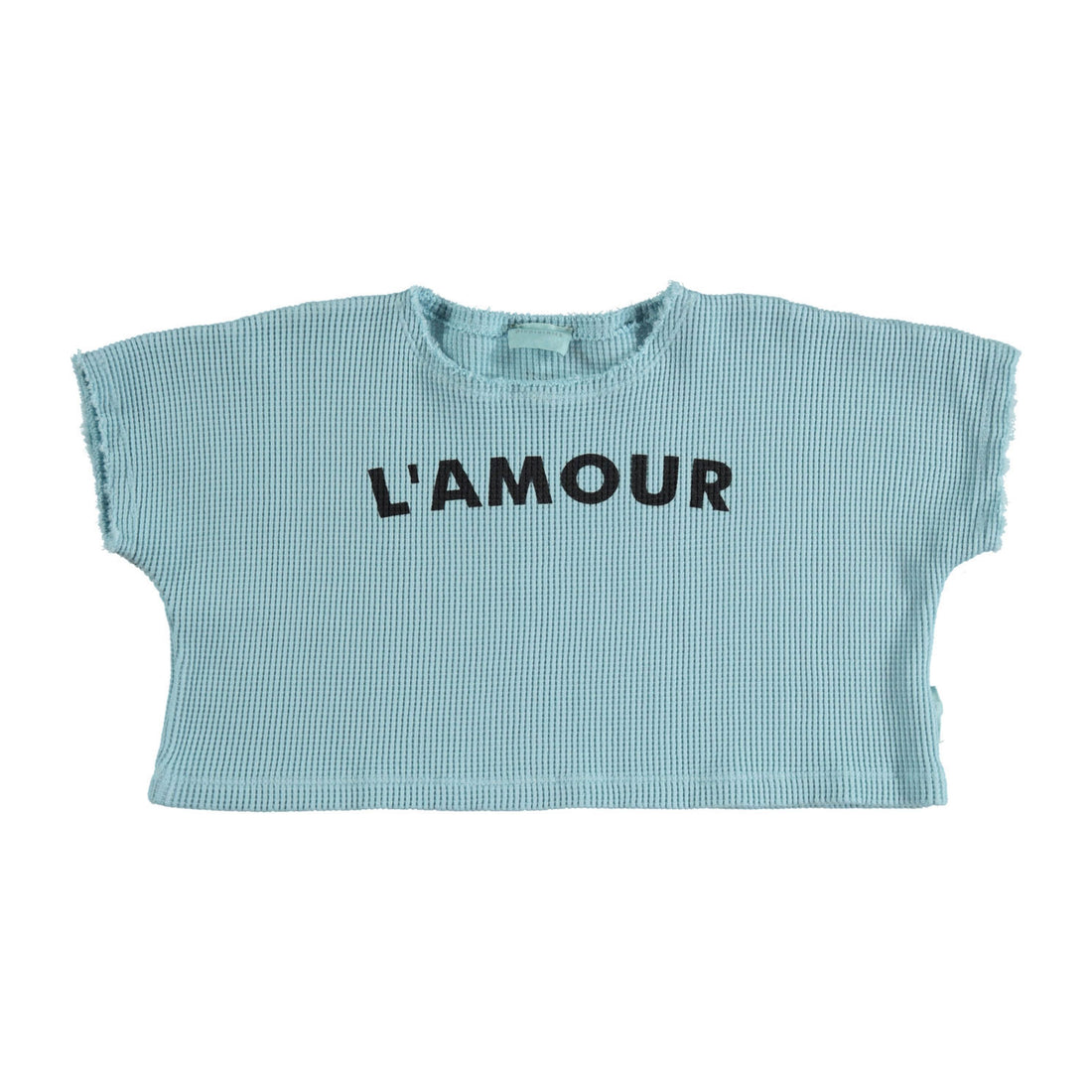 Piupiuchick Mist Blue Lamour Waffle Tee