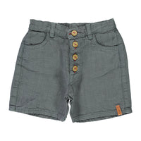Piupiuchick Grey Linen Shorts