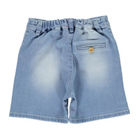 Piupiuchick Washed Blue Denim Shorts