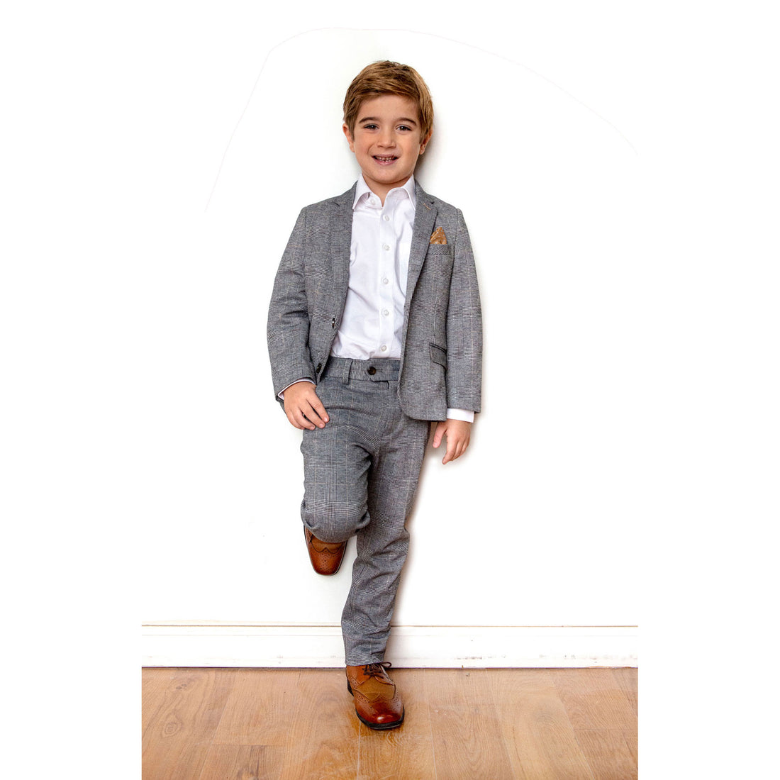 Appaman Glen Plaid 2-Pc Stretchy Mod Suit