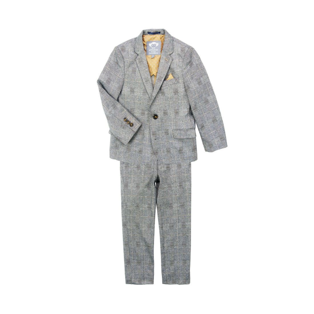 Appaman Glen Plaid 2-Pc Stretchy Mod Suit