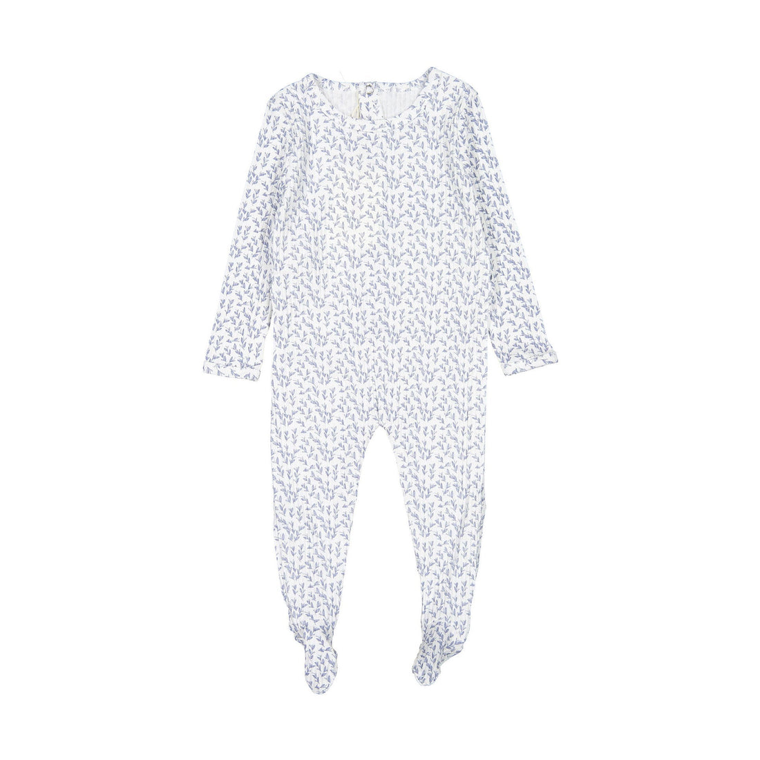 Smalls footies Smalls Blue Leaf Footie