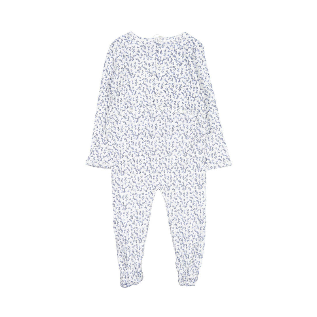 Smalls footies Smalls Blue Leaf Footie