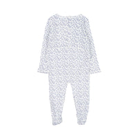 Smalls footies Smalls Blue Leaf Footie