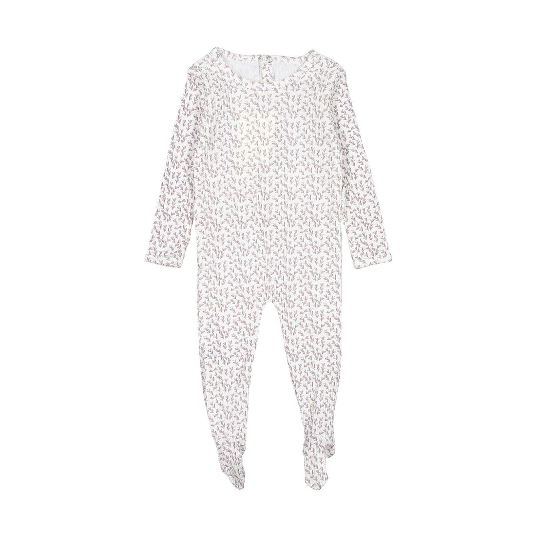 Smalls footies Smalls Pink Leaf Footie
