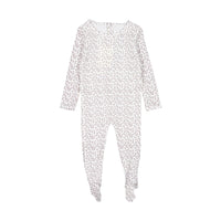 Smalls footies Smalls Pink Leaf Footie