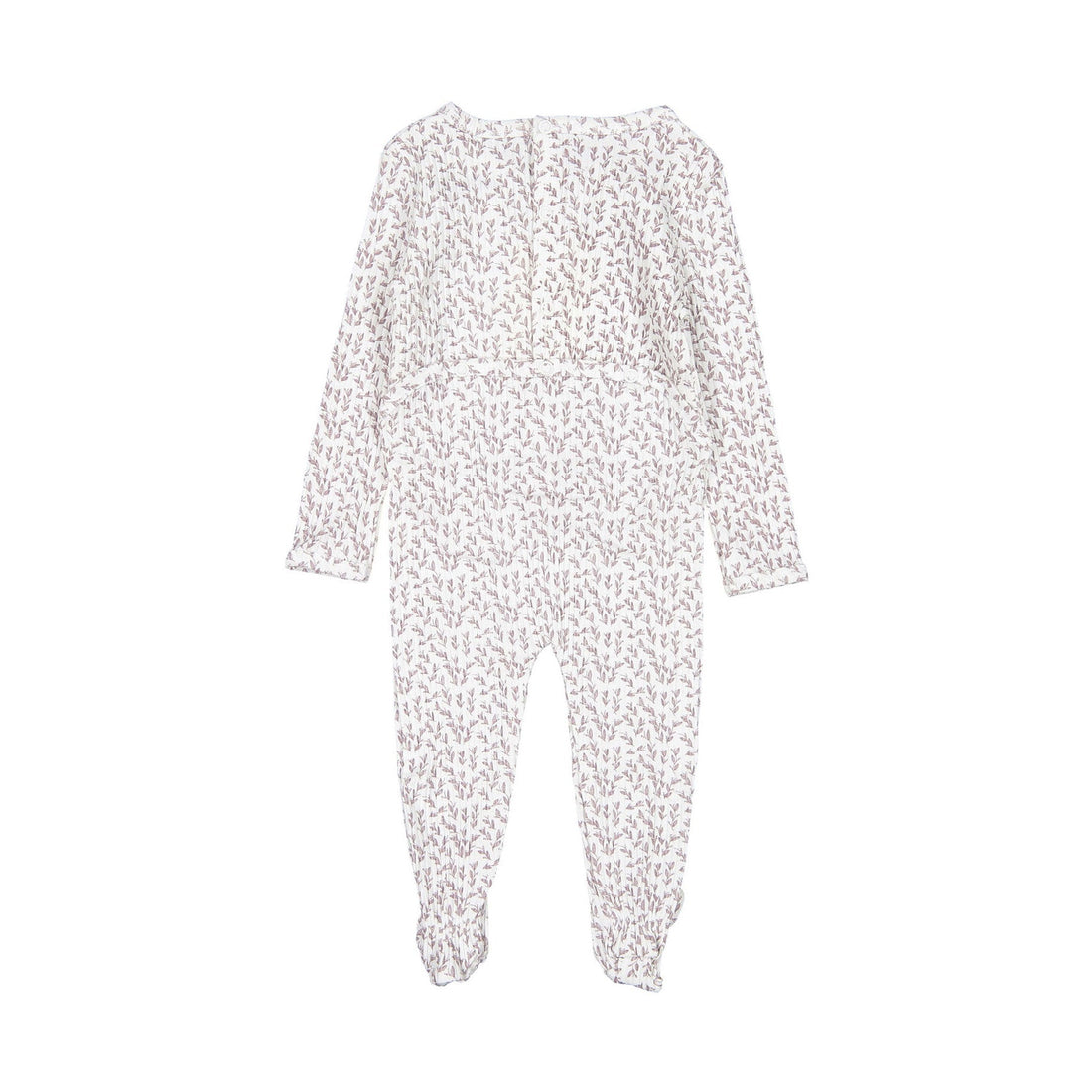 Smalls footies Smalls Pink Leaf Footie