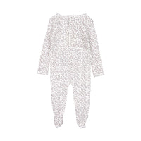 Smalls footies Smalls Pink Leaf Footie