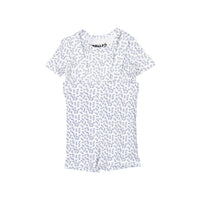 Smalls sets Smalls Blue Leaf Suspender Short Set