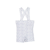 Smalls sets Smalls Blue Leaf Suspender Short Set