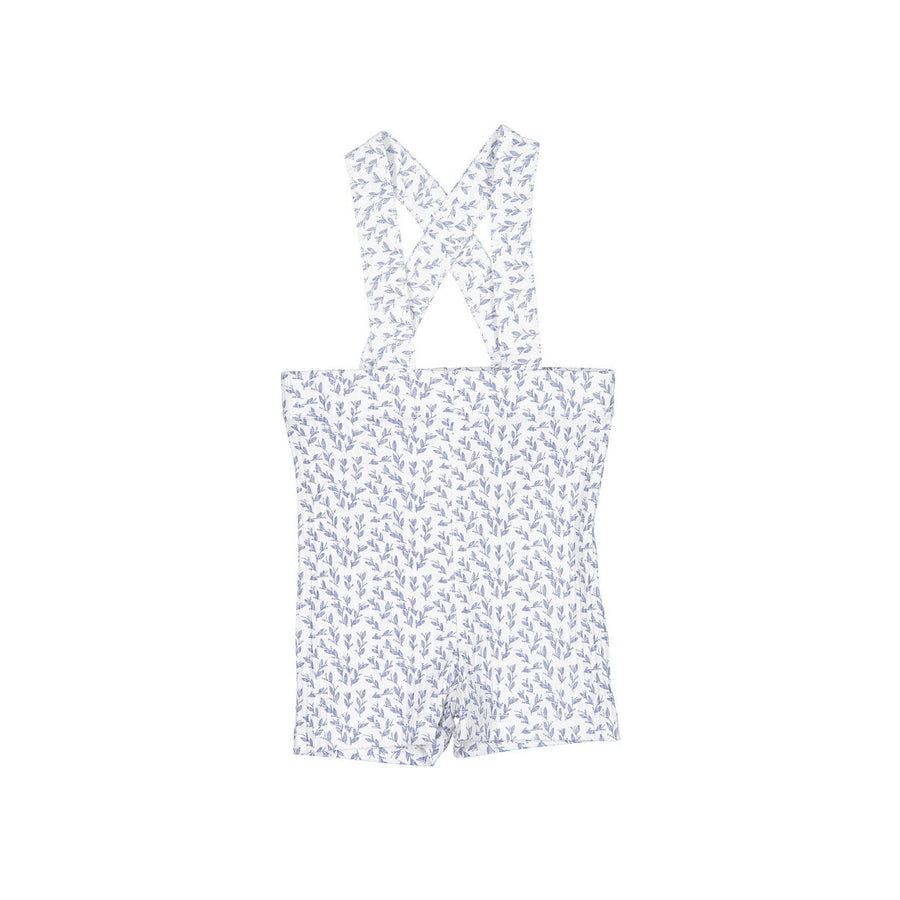 Smalls sets Smalls Blue Leaf Suspender Short Set