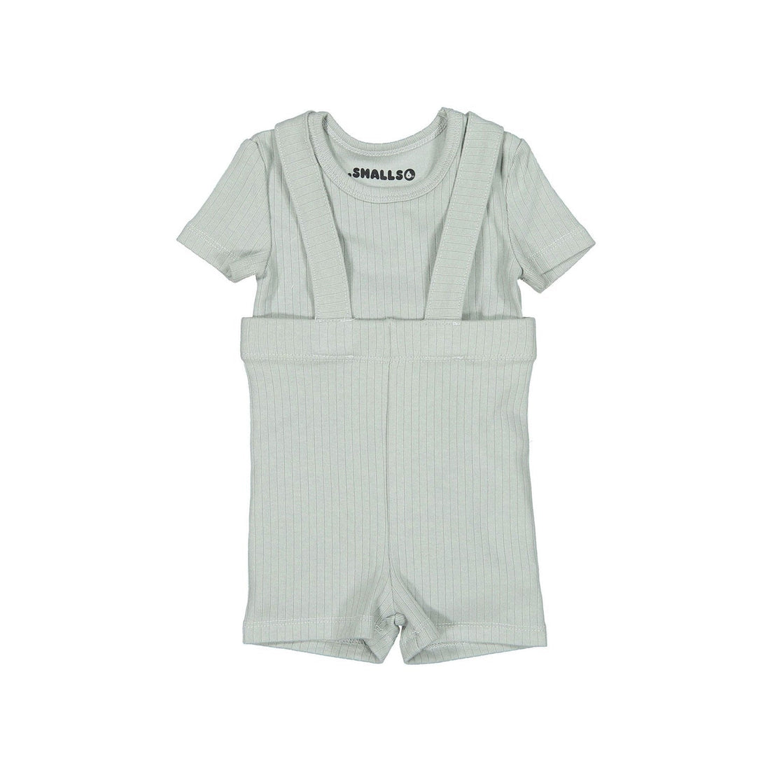 Smalls sets Smalls Green Ribbed Suspender Short Set