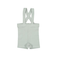 Smalls sets Smalls Green Ribbed Suspender Short Set