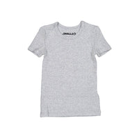 Smalls sets Smalls Grey Ribbed Suspender Short Set