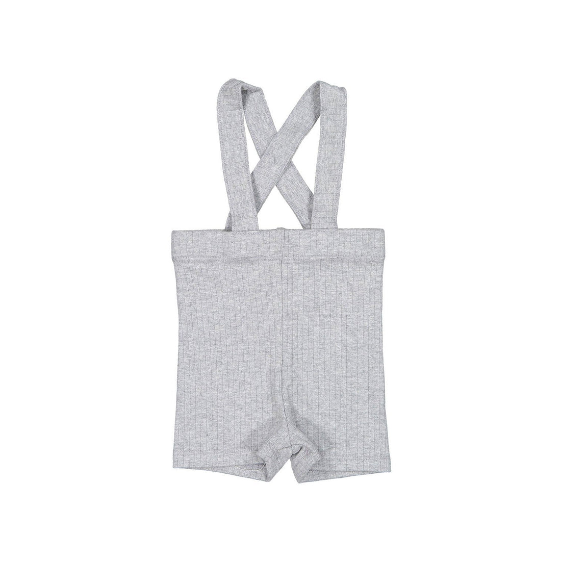 Smalls sets Smalls Grey Ribbed Suspender Short Set