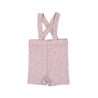 Smalls sets Smalls Lavender Floral Suspender Short Set