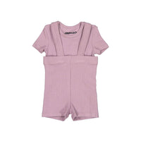 Smalls sets Smalls Mauve Ribbed Suspender Short Set