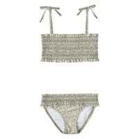 Rylee and Cru Sage Garden Smocked Bikini