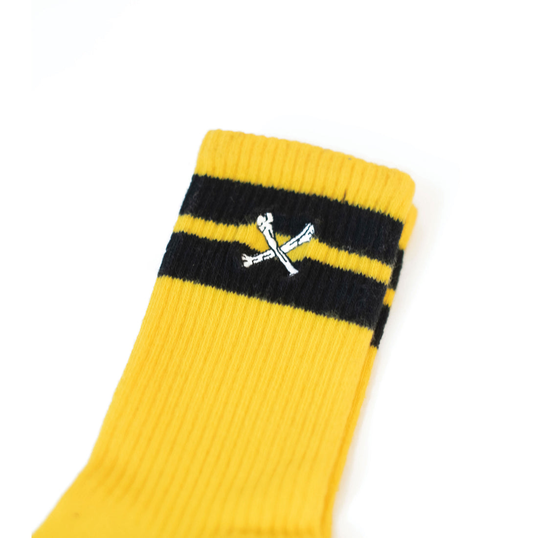 NUNUNU Yellow Crossbone Socks