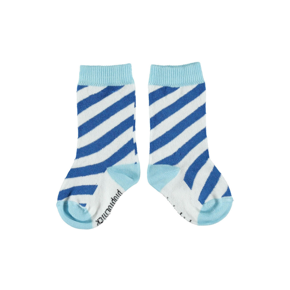 Piupiuchick Indigo Diagonal Striped Socks