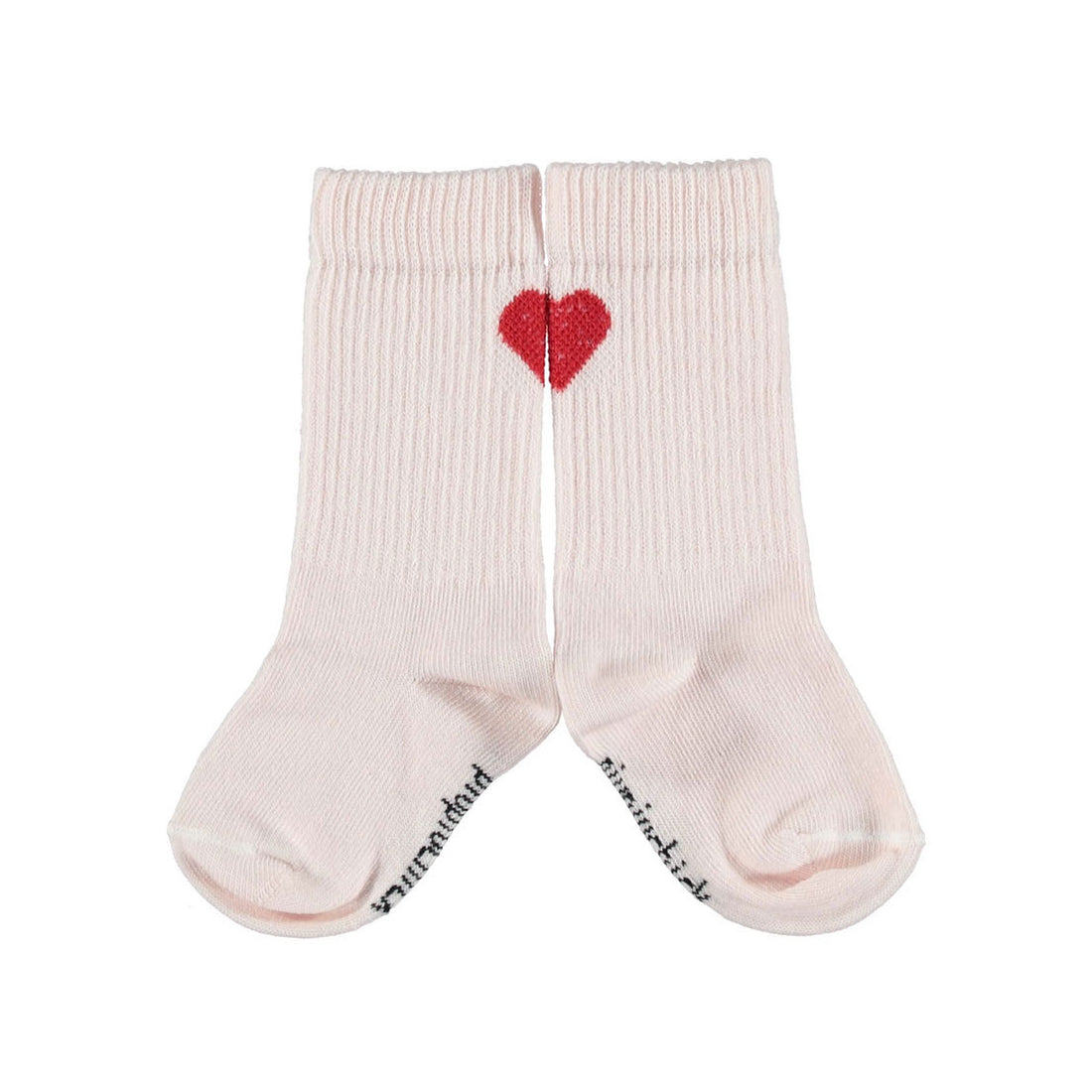 Piupiuchick Pale Pink Heart Socks