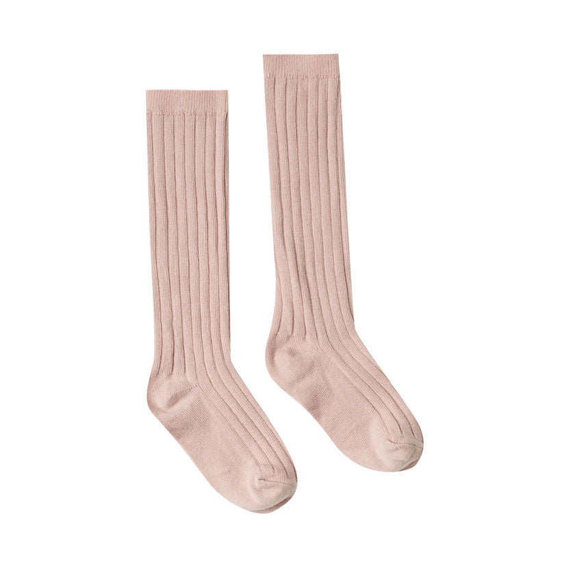 Rylee and Cru Petal Solid Ribbed Socks