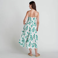 Pink Chicken Womens Sierra Dress - Jungle Leaf