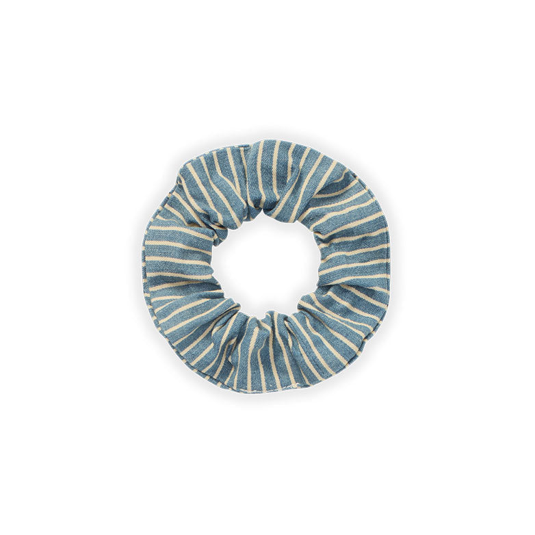 Sproet and Sprout accessories OS Sproet and Sprout Denim Stripe Scrunchie