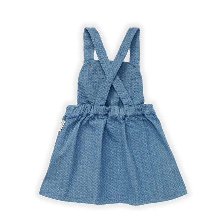 Sproet and Sprout dresses Sproet and Sprout Denim Blue Denim Salopette Dress