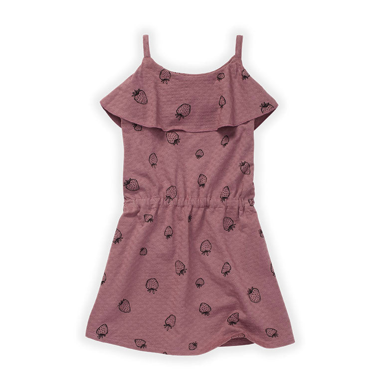 Sproet and Sprout dresses Sproet and Sprout Orchid Strawberry Pointelle Dress