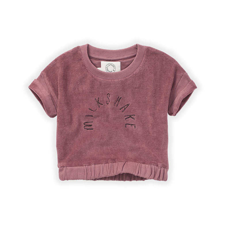 Sproet and Sprout sweatshirts Sproet and Sprout Orchid Cropped Sweatshirt
