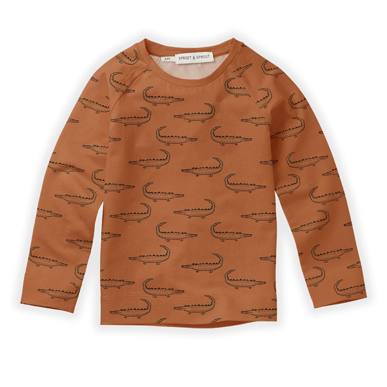 Sproet and Sprout swim Sproet and Sprout Clay Croco Swim T-Shirt