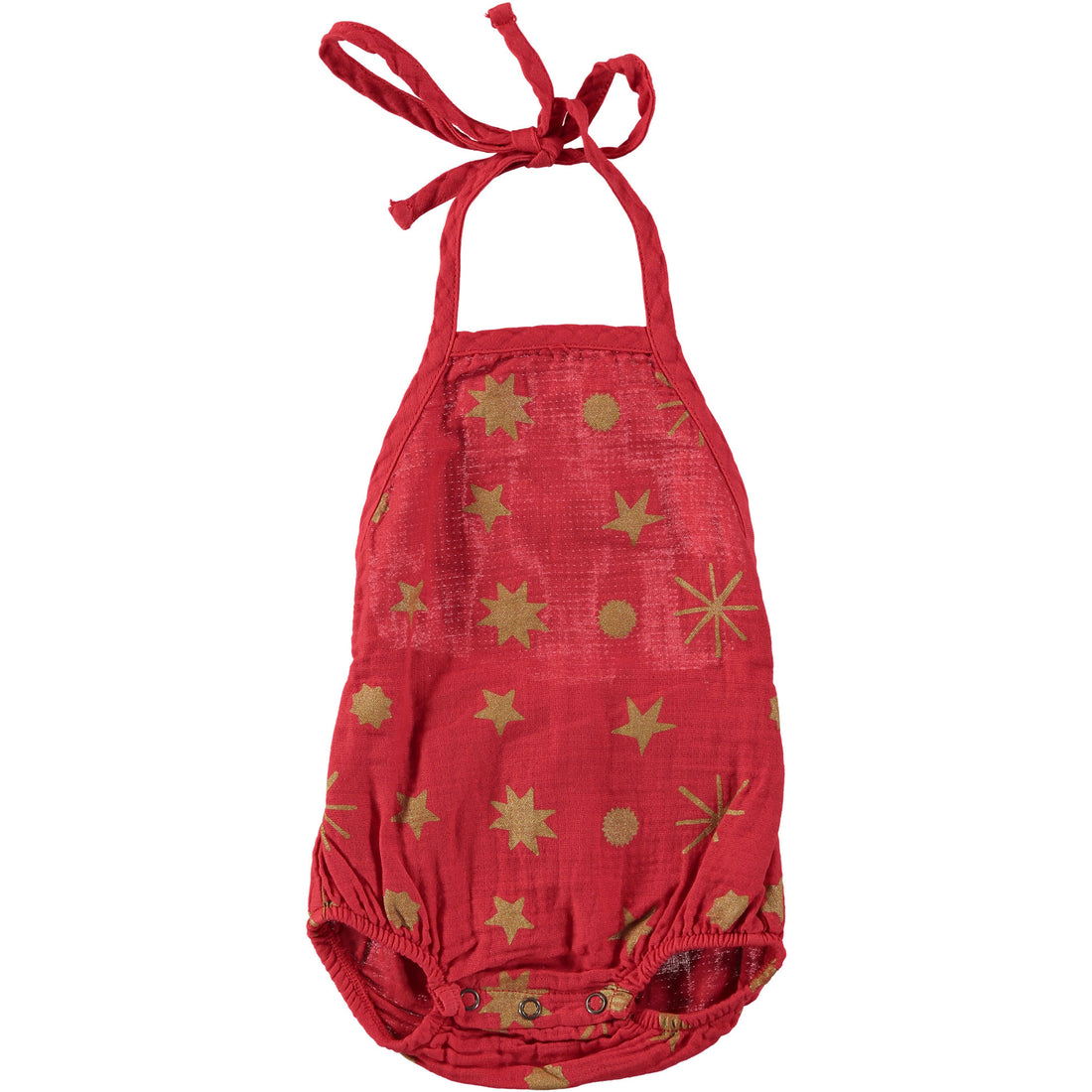 Picnik Red Star Romper