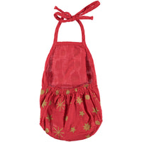 Picnik Red Star Romper