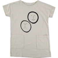 Picnik White Faces Dress