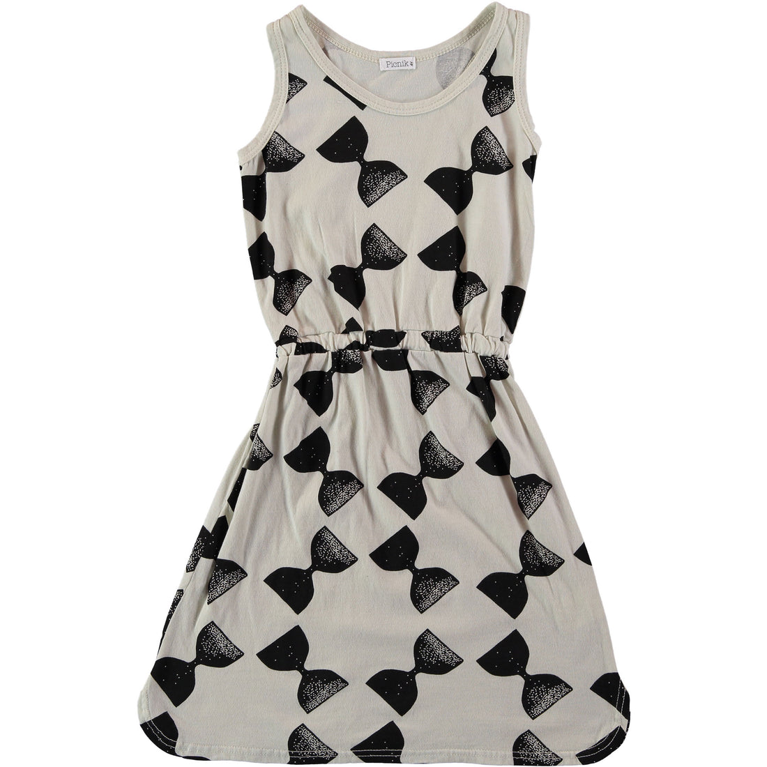 Picnik White Hourglass Waisted Dress