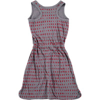 Picnik Grey Squares Waisted Dress